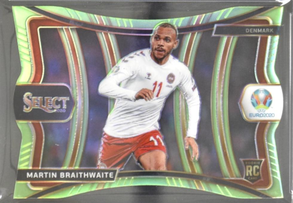 Martin Braithwaite [Neon Green Die Cut Prizm] #141