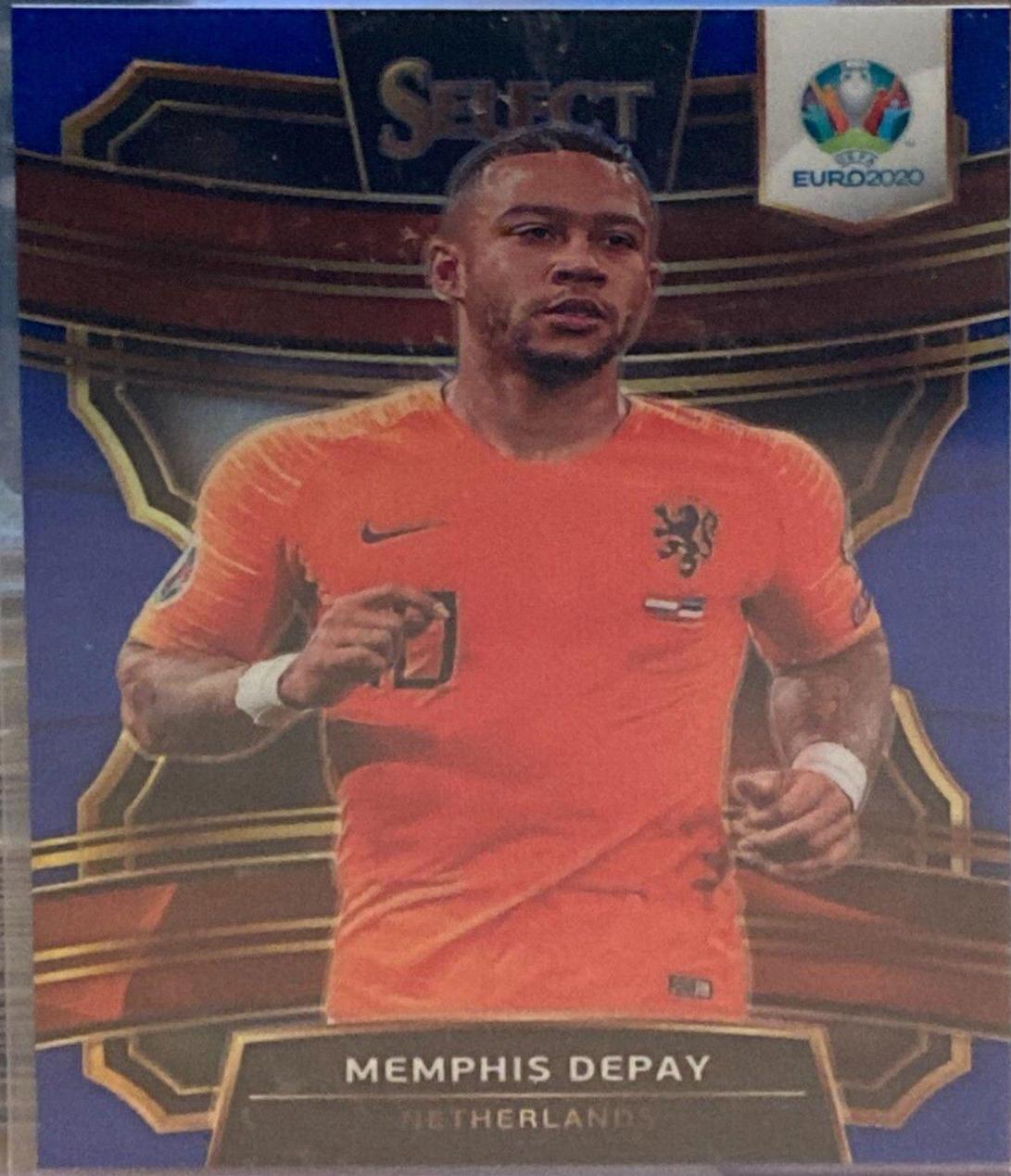 Memphis Depay [Blue Prizm] #92
