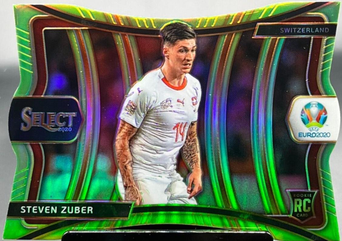Steven Zuber [Neon Green Die Cut Prizm] #164