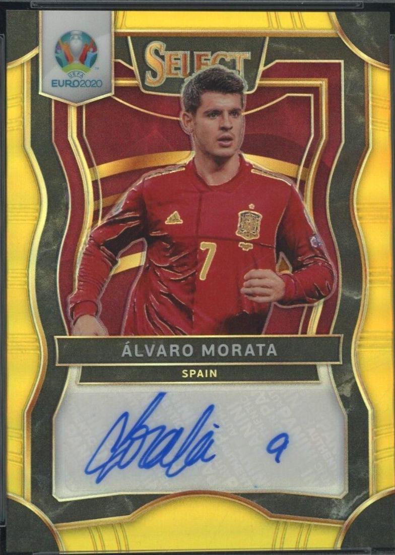 Alvaro Morata [Gold Prizm] #SI-AMO
