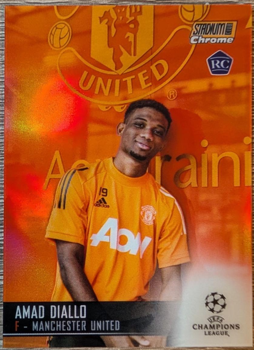 Amad Diallo [Orange Refractor] #70