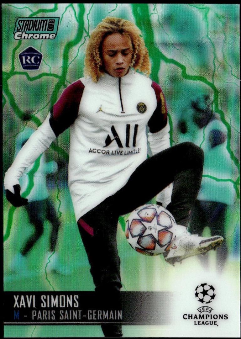 Xavi Simons [Aqua Green Electric Refractor] #63