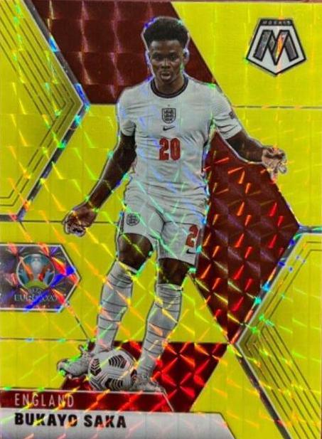 Bukayo Saka [Gold Fluorescent Mosaic] #106