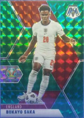 Bukayo Saka [Green Mosaic] #106
