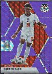 Bukayo Saka [Purple Flourescent Mosaic] #106