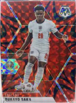 Bukayo Saka [Reactive Red Mosaic] #106