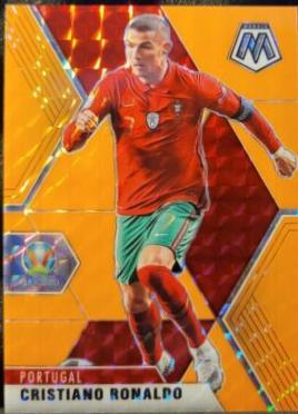 Cristiano Ronaldo [Orange Fluorescent Mosaic] #160