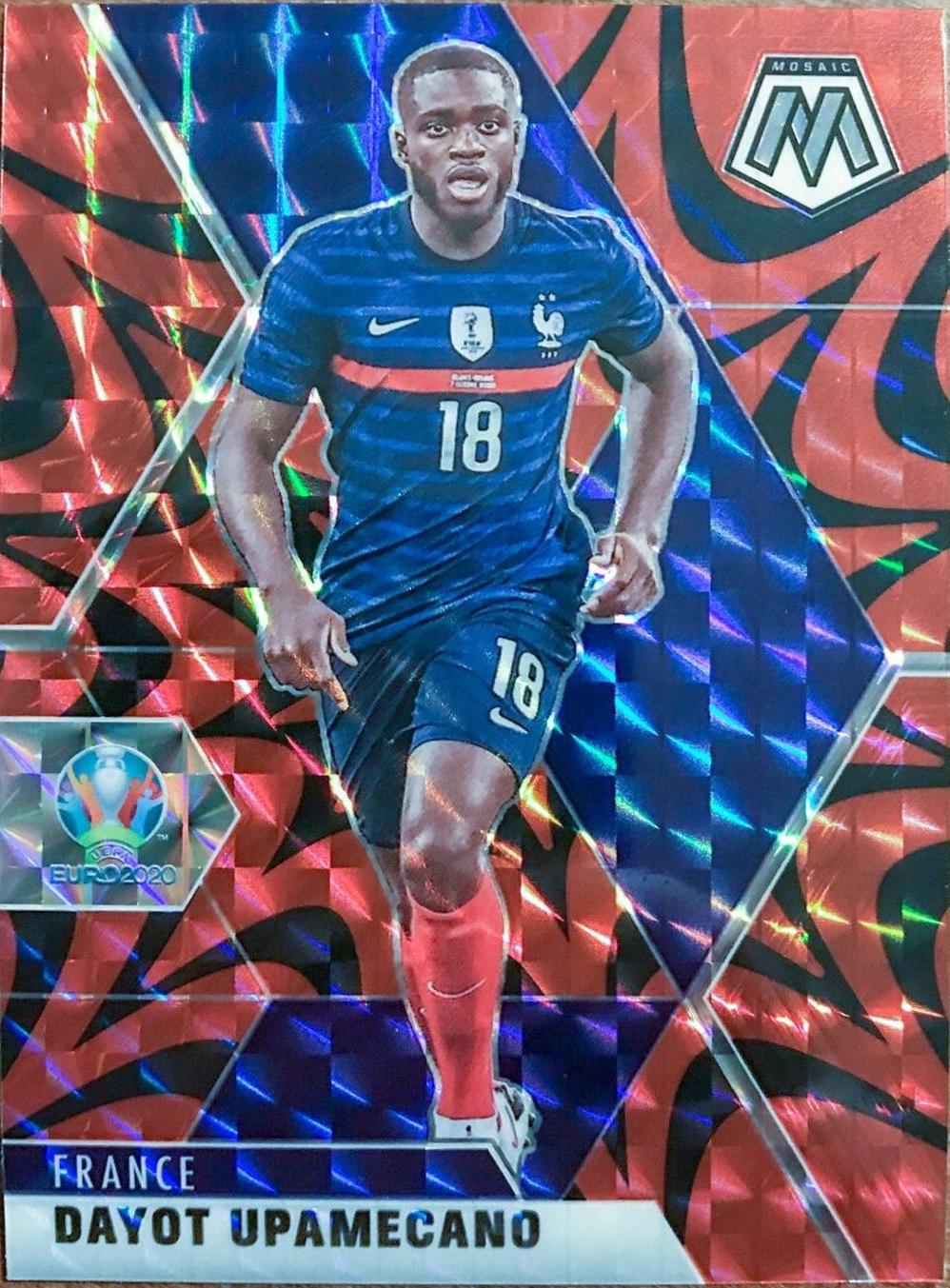 Dayot Upamecano [Reactive Red Mosaic] #113