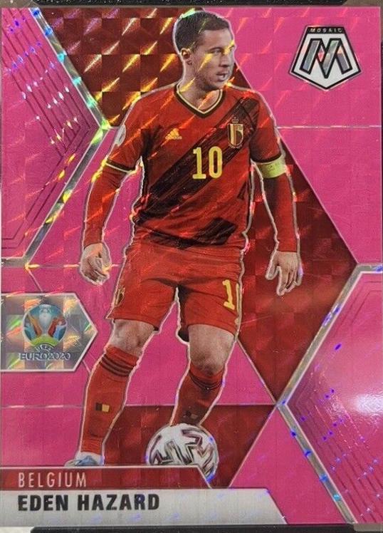 Eden Hazard [Pink Fluorescent Mosaic] #17