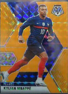 Kylian Mbappe [Orange Fluorescent Mosaic] #112