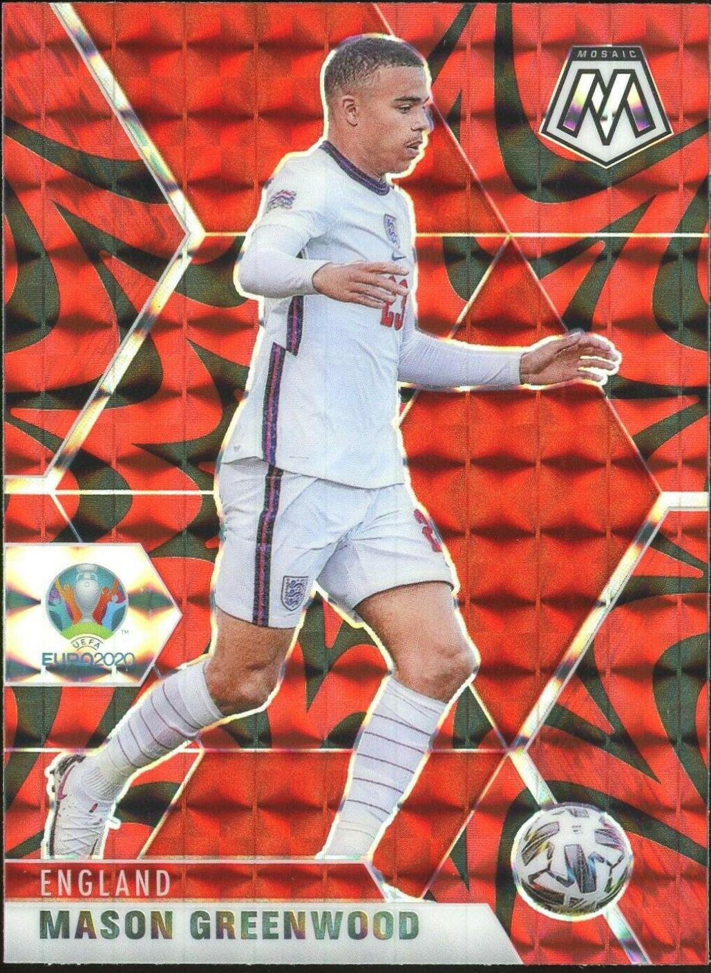 Mason Greenwood [Reactive Red Mosaic] #108