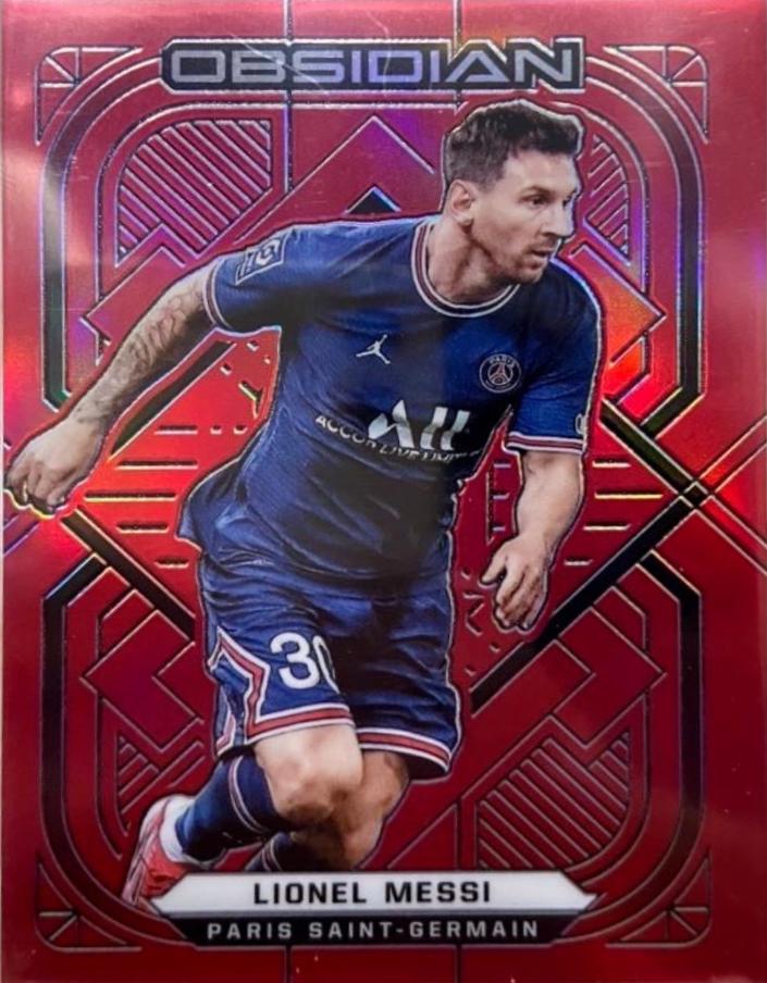 Lionel Messi [Electric Etch Red Flood] #1