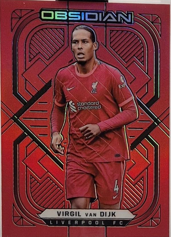 Virgil Van Dijk [Electric Etch Red Flood] #53