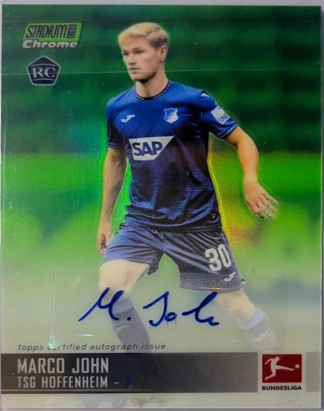 Marco John [Neon Green Refractor] #CAC-MJ