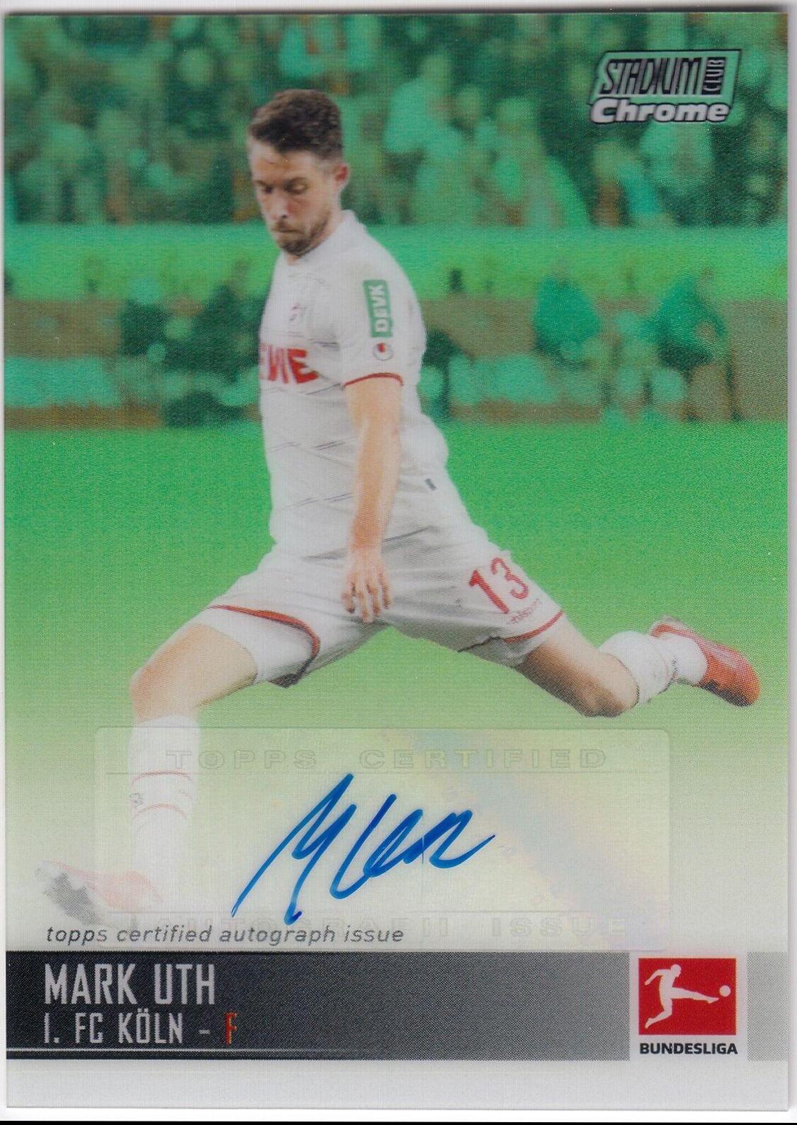 Mark Uth [Neon Green Refractor] #CAC-MU