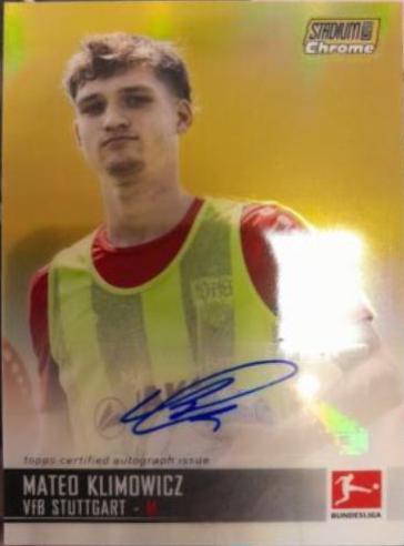Mateo Klimowicz [Gold Prism Refractor] #CAC-MK