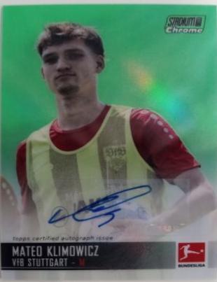 Mateo Klimowicz [Neon Green Refractor] #CAC-MK