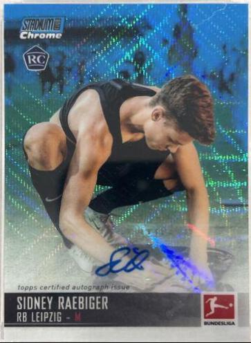 Sidney Raebiger [Blue Wave Refractor] #CAC-SR