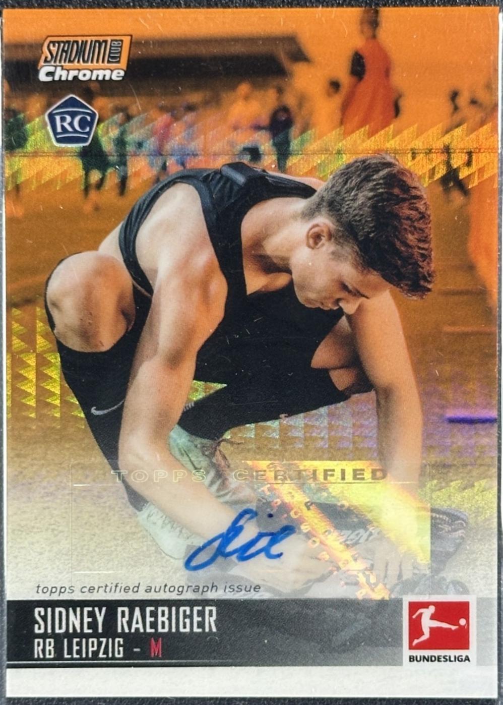Sidney Raebiger [Orange Prism Refractor] #CAC-SR