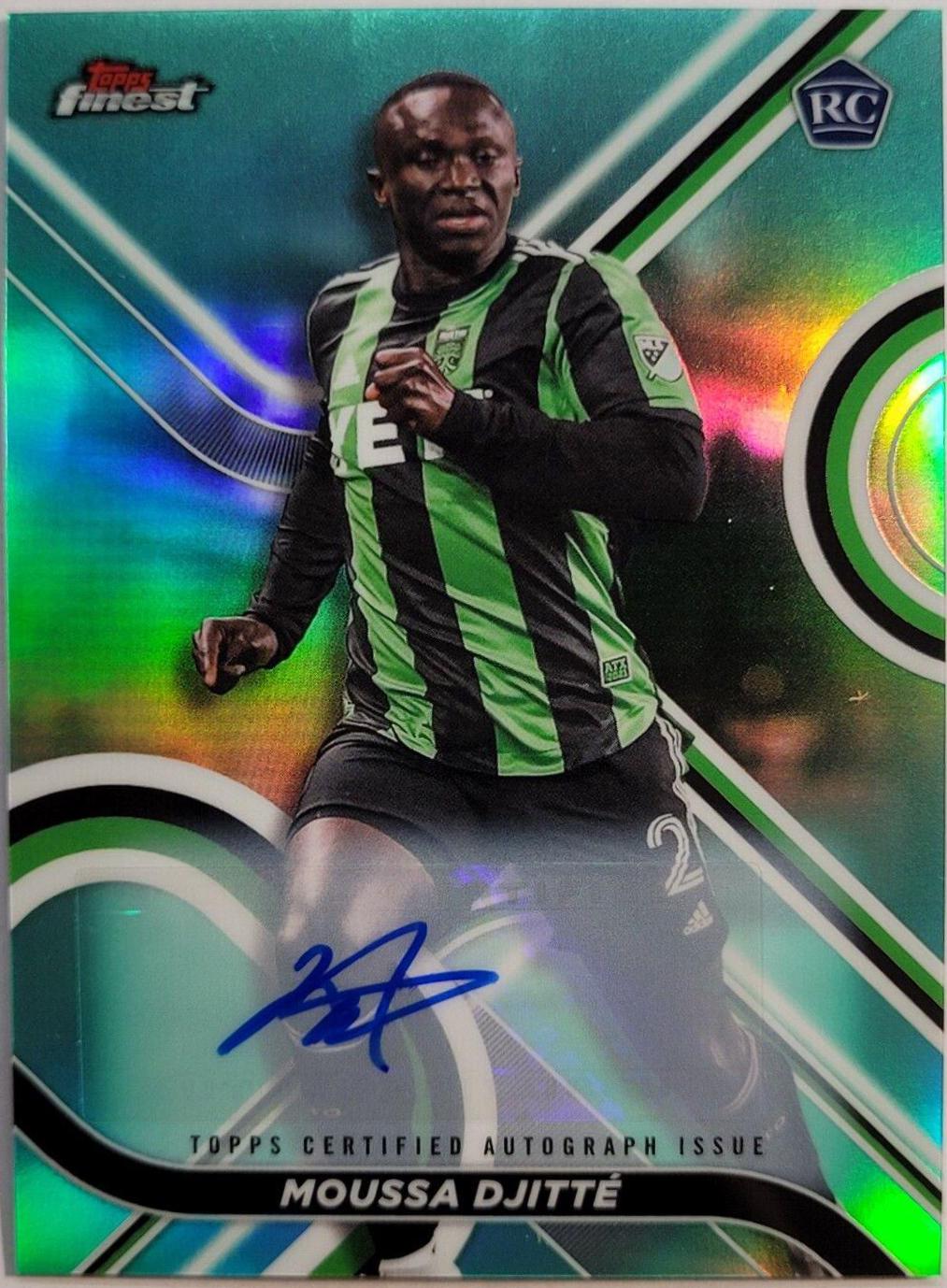Moussa Djitte [Autograph Aqua] #82