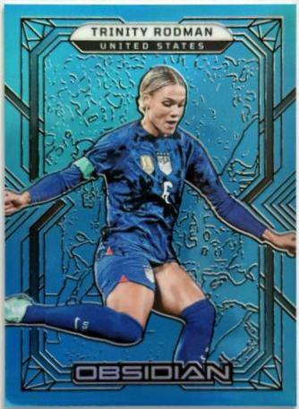 Trinity Rodman [Neon Blue Flood] #200