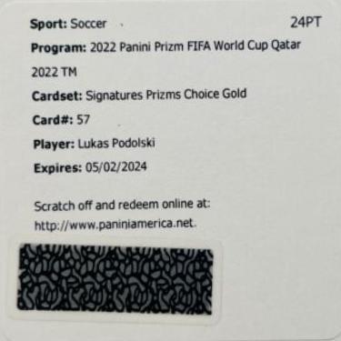 Lukas Podolski [Choice Gold] #S-LP