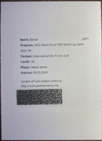 Reece James [Gold] #S-RJ