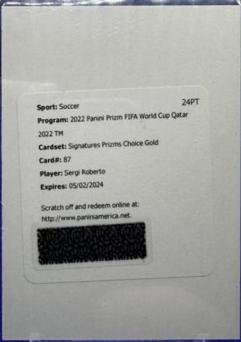 Sergi Roberto [Choice Gold] #S-ROB