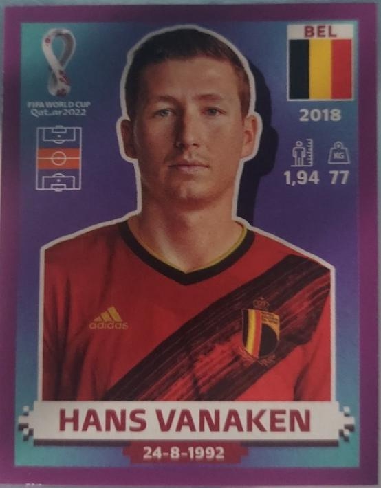 Hans Vanaken [Purple] #BEL15
