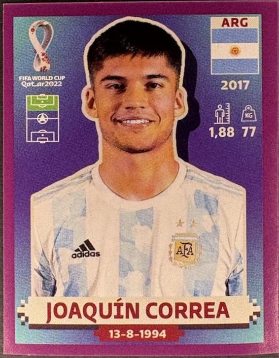 Joaquin Correa [Purple] #ARG16