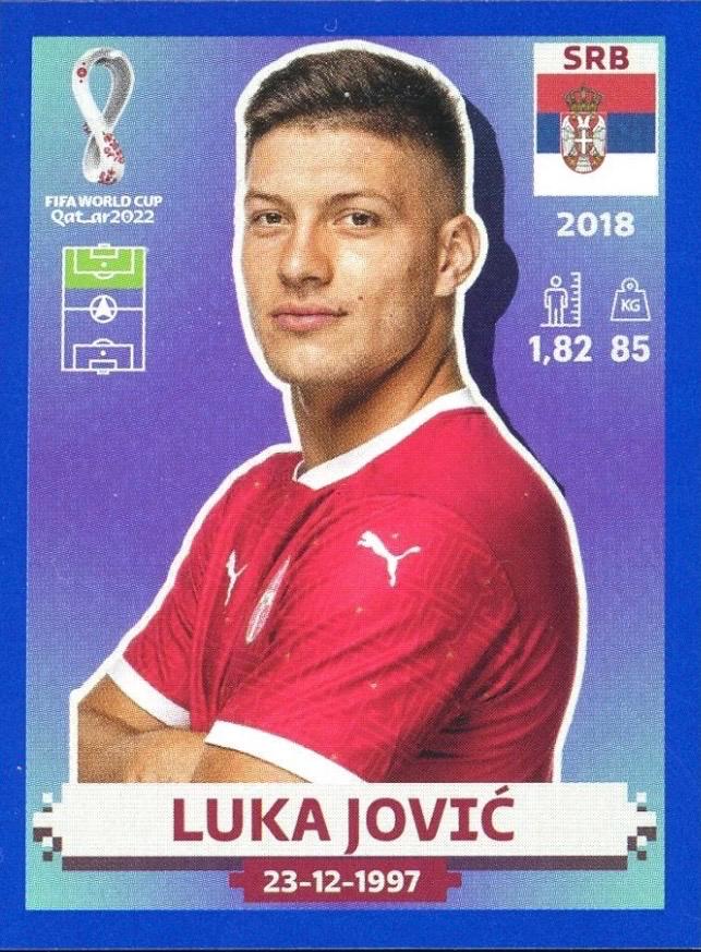Luka Jovic [Blue] #SRB17