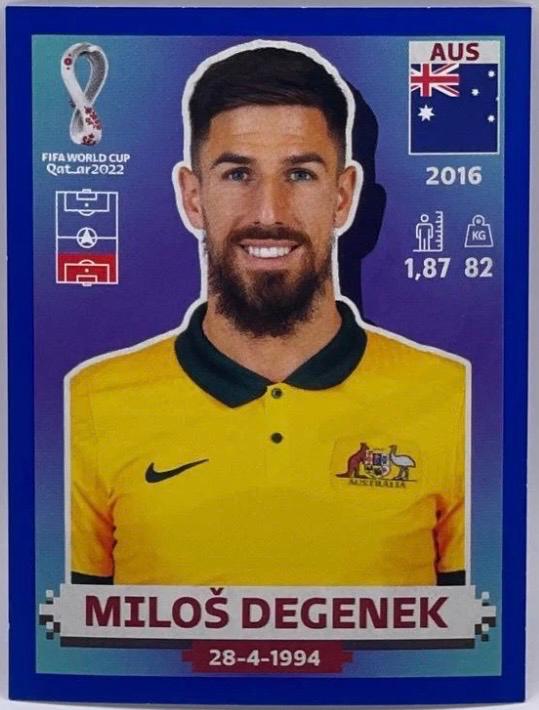 Milos Degenek [Blue] #AUS6