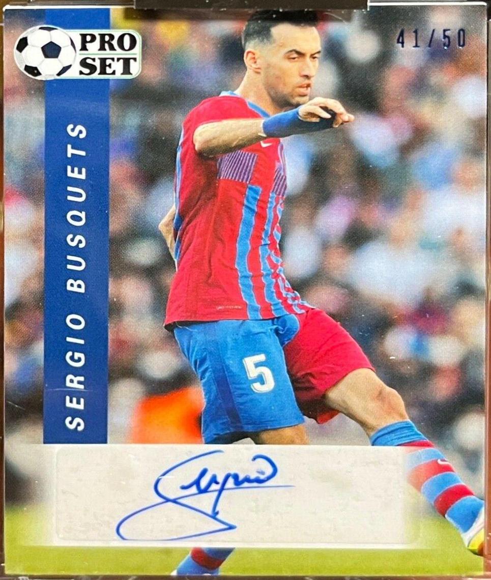 Sergio Busquets [Blue] #PS-SB1
