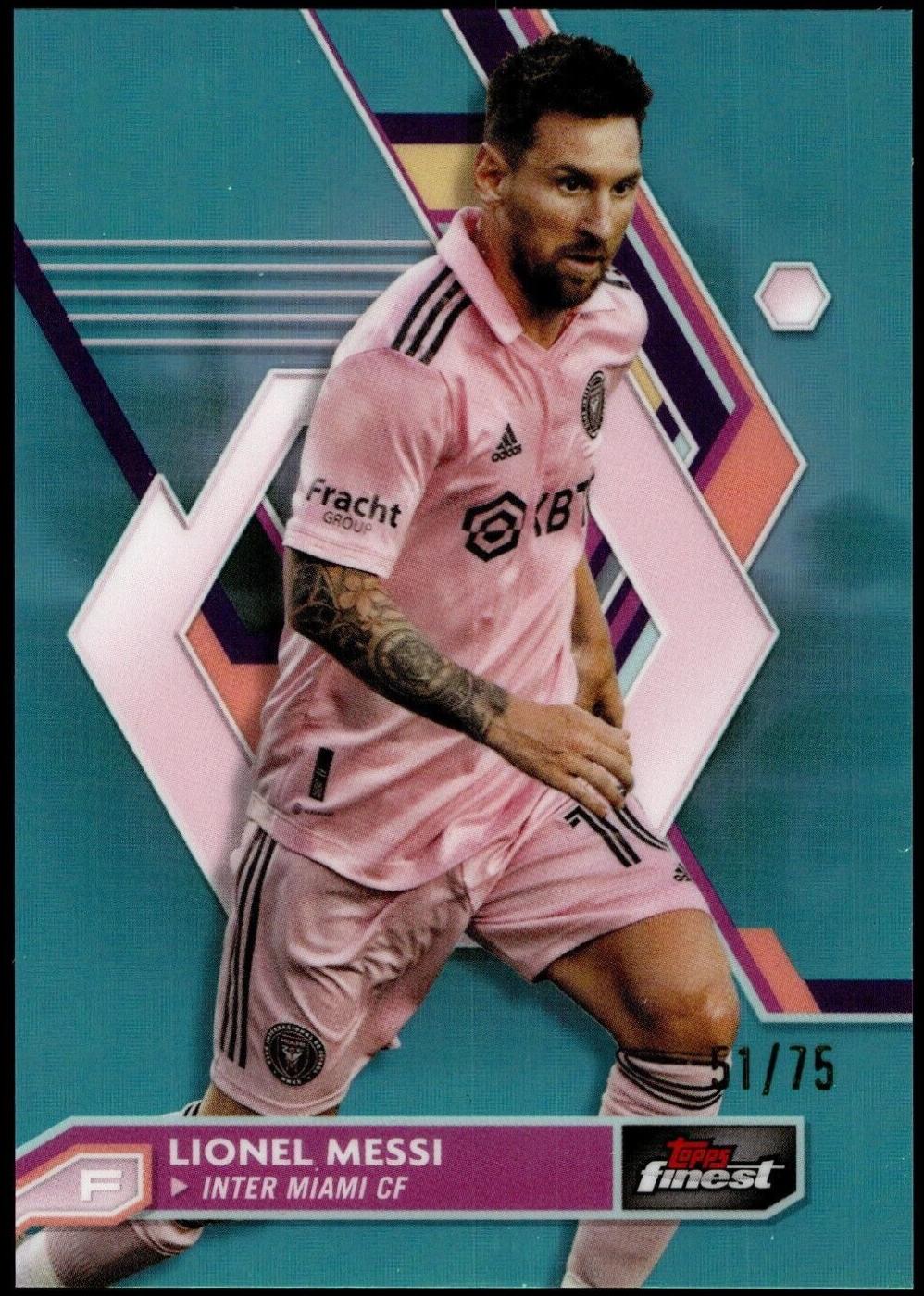 Lionel Messi [Aqua Refractor] #1