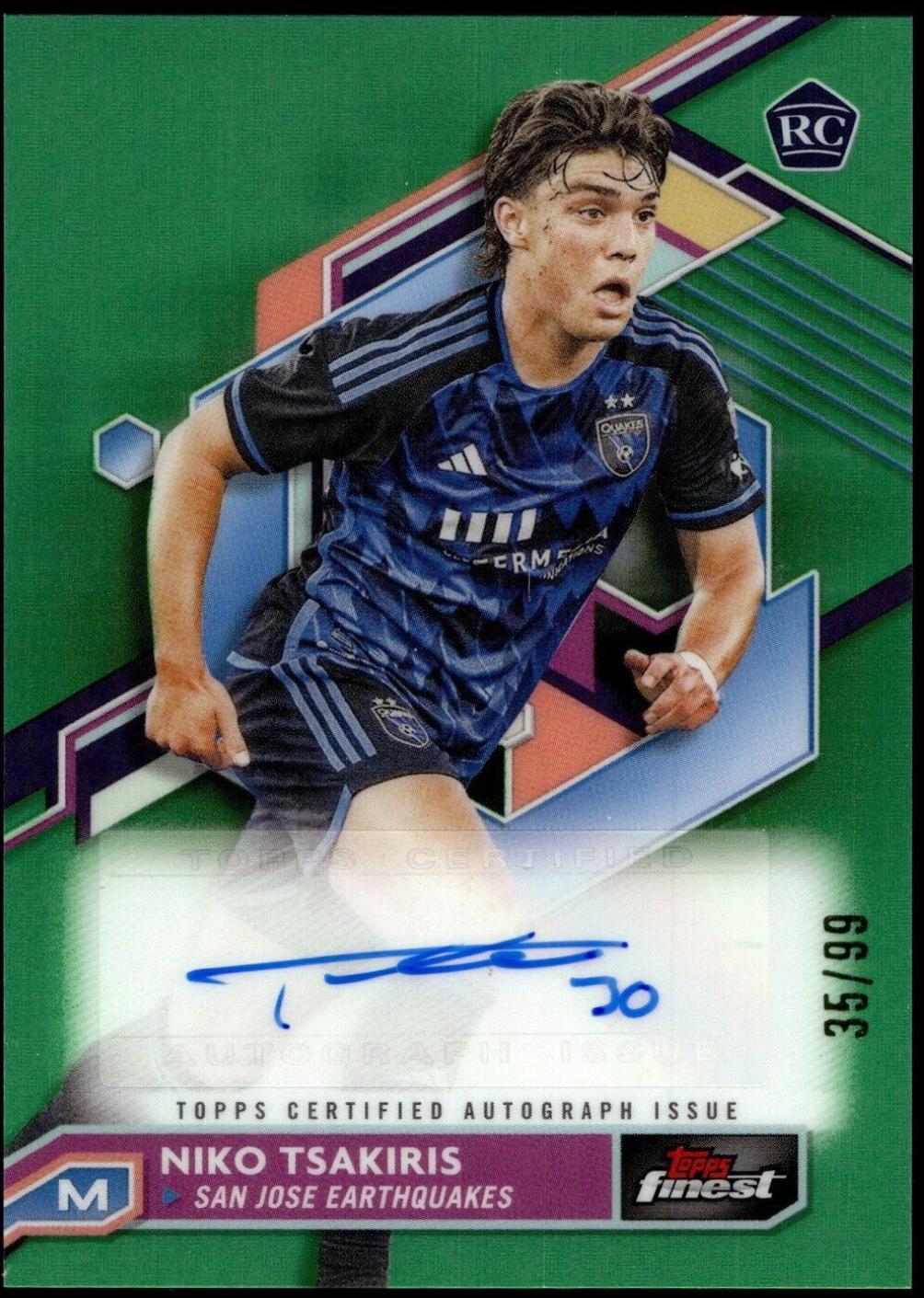Niko Tsakiris [Neon Green Refractor] #A-NT