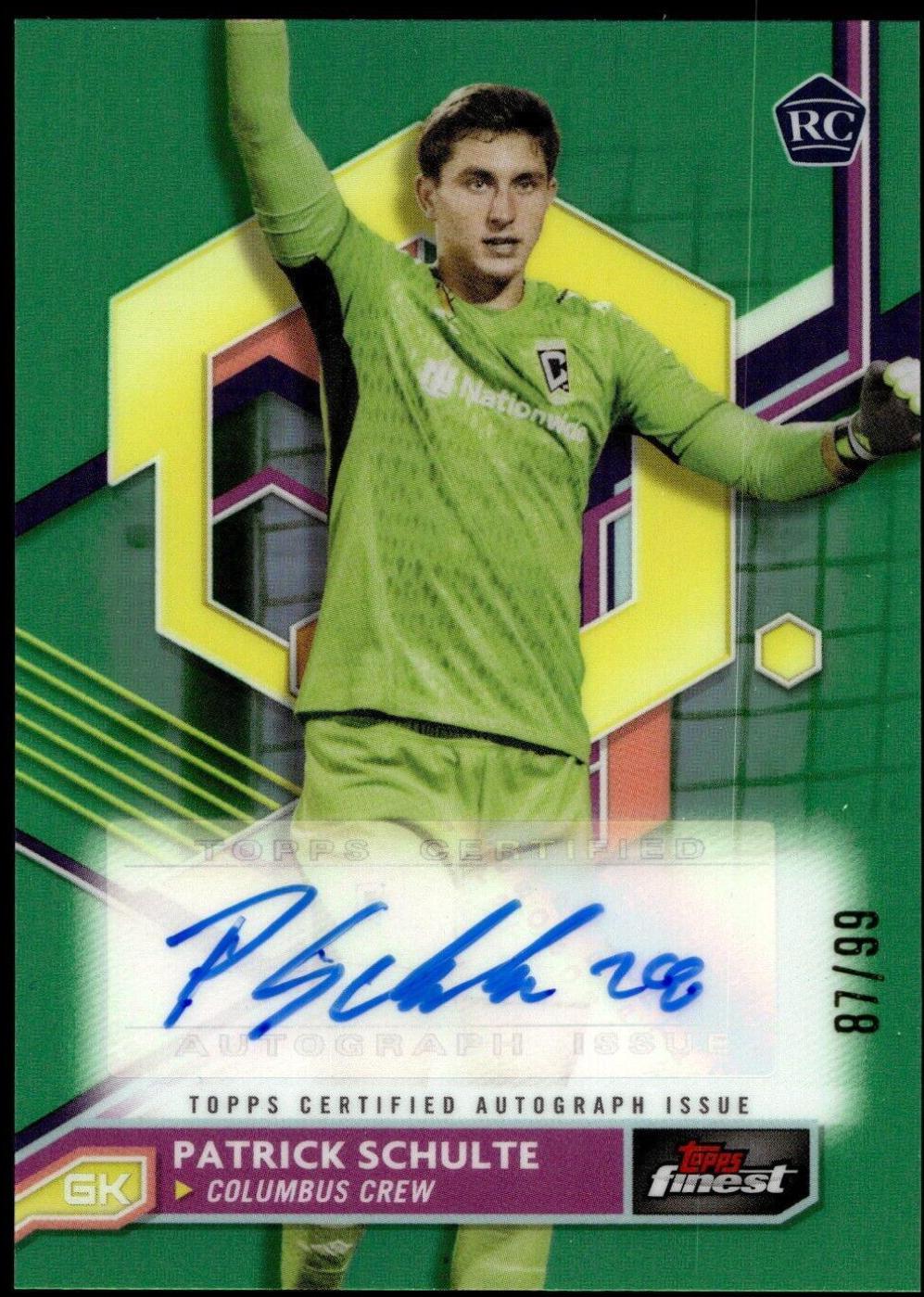 Patrick Schulte [Neon Green Refractor] #A-PS