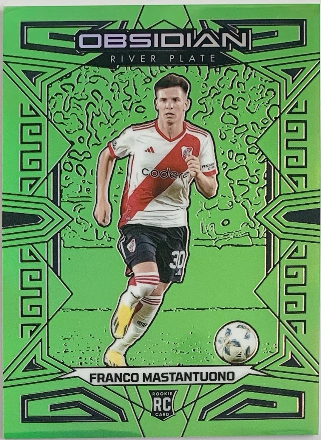 Franco Mastantuono [Neon Green Flood Electric Etch] #192