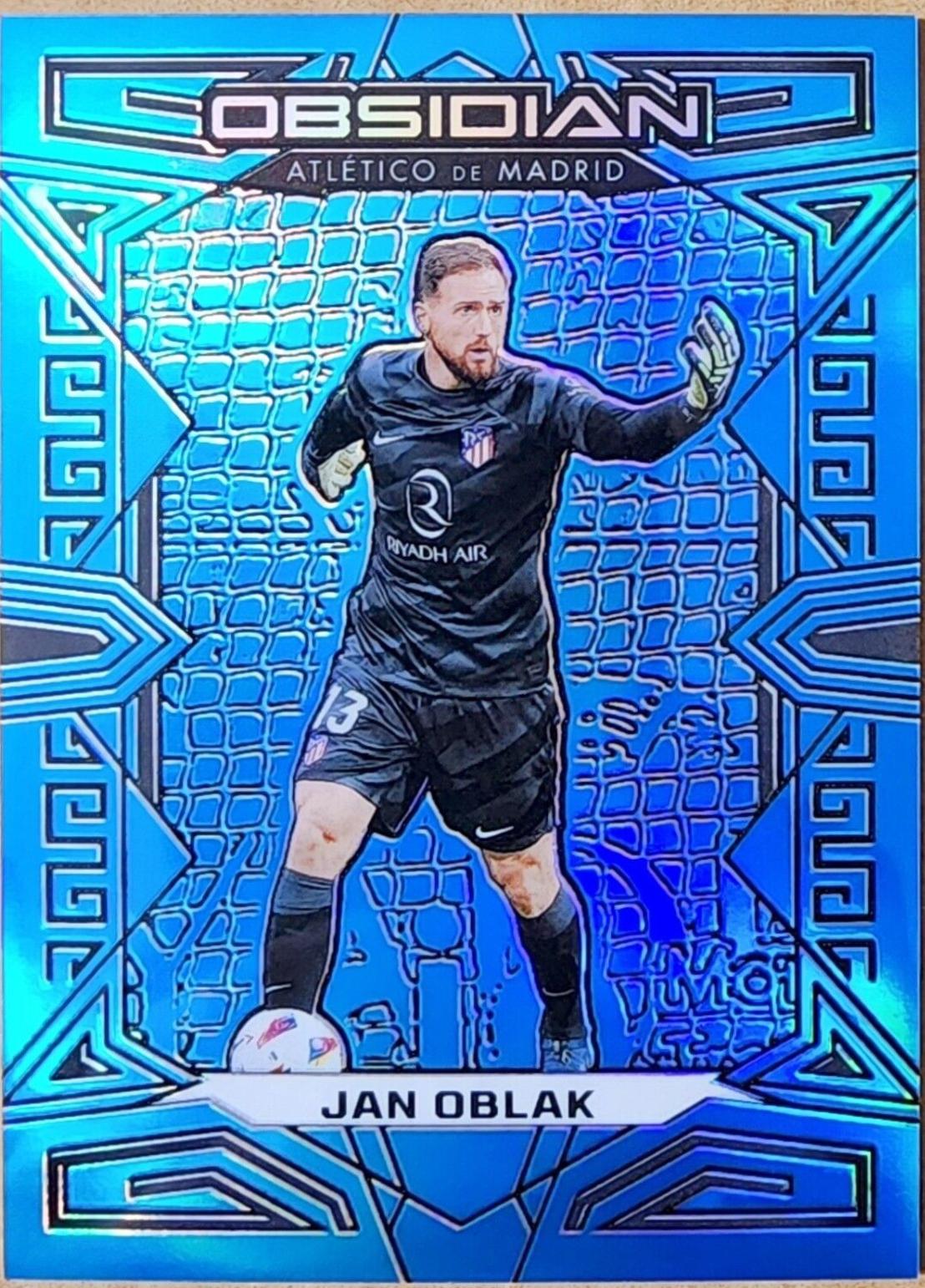 Jan Oblak [Neon Blue Flood Electric Etch] #146