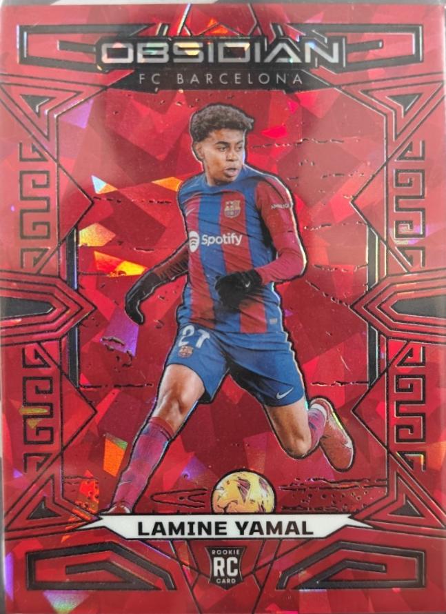 Lamine Yamal [Red Crystals Electric Etch] #152
