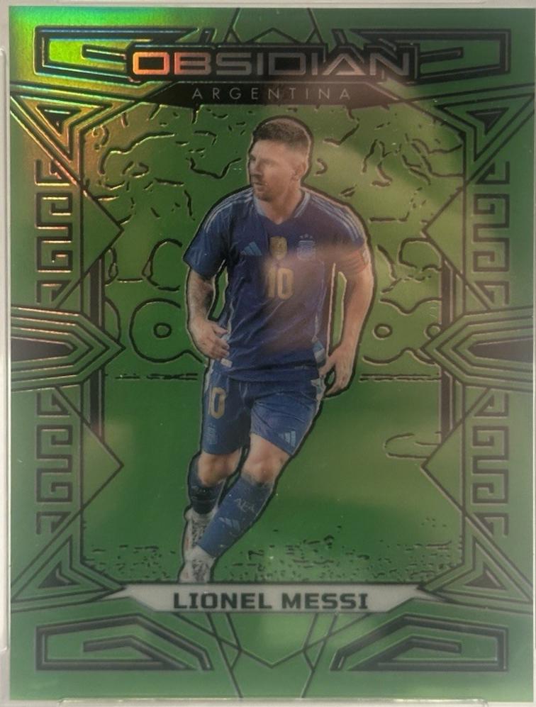 Lionel Messi [Neon Green Flood Electric Etch] #144