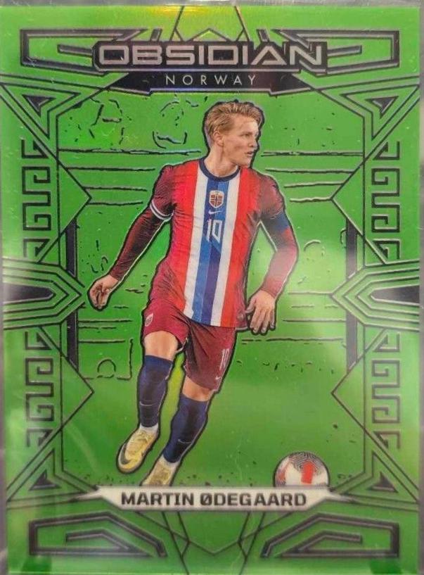 Martin Odegaard [Neon Green Flood Electric Etch] #180