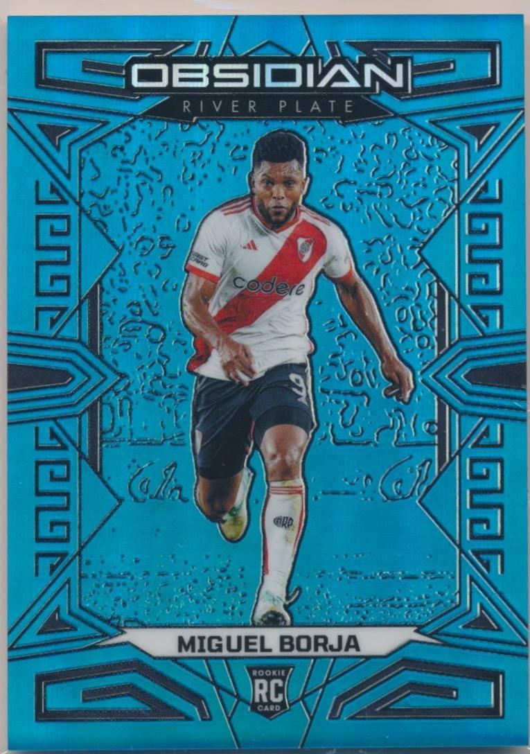 Miguel Borja [Neon Blue Flood Electric Etch] #191