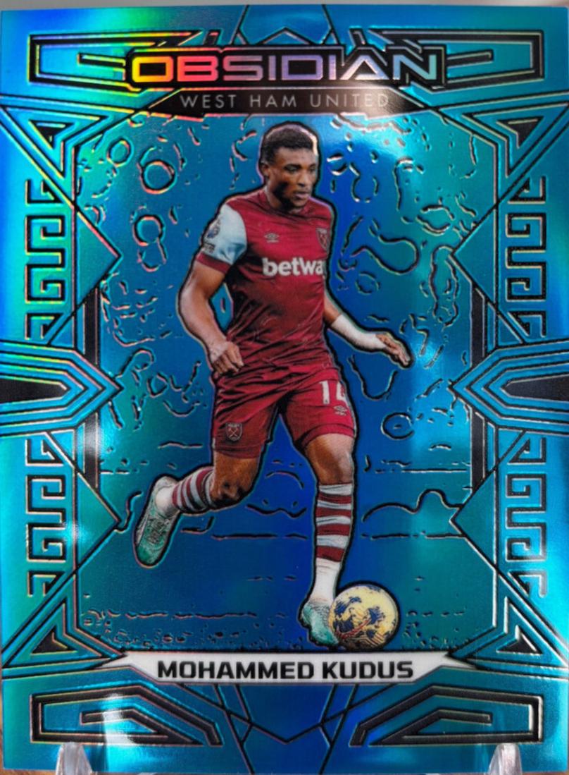 Mohammed Kudus [Neon Blue Flood Electric Etch] #125