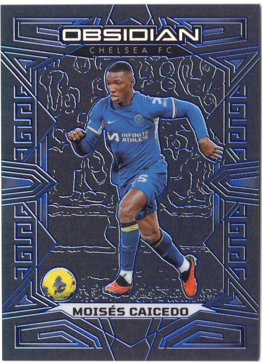 Moises Caicedo [Blue Electric Etch] #39