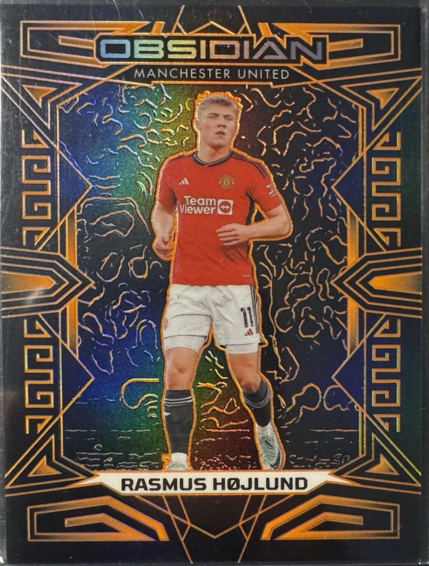 Rasmus Hojlund [Orange Electric Etch] #93