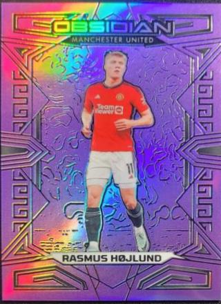 Rasmus Hojlund [Purple Flood Electric Etch] #93