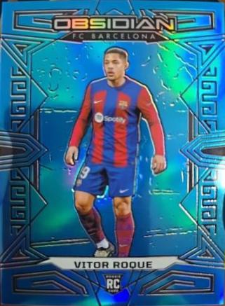 Vitor Roque [Neon Blue Flood Electric Etch] #154