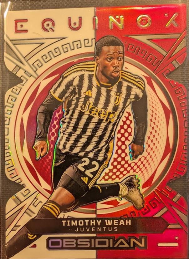 Timothy Weah [Red Flood Electric Etch] #17