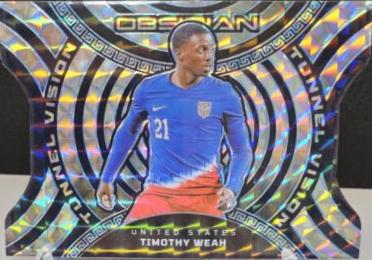 Timothy Weah [Blue Finite Electric Etch] #20