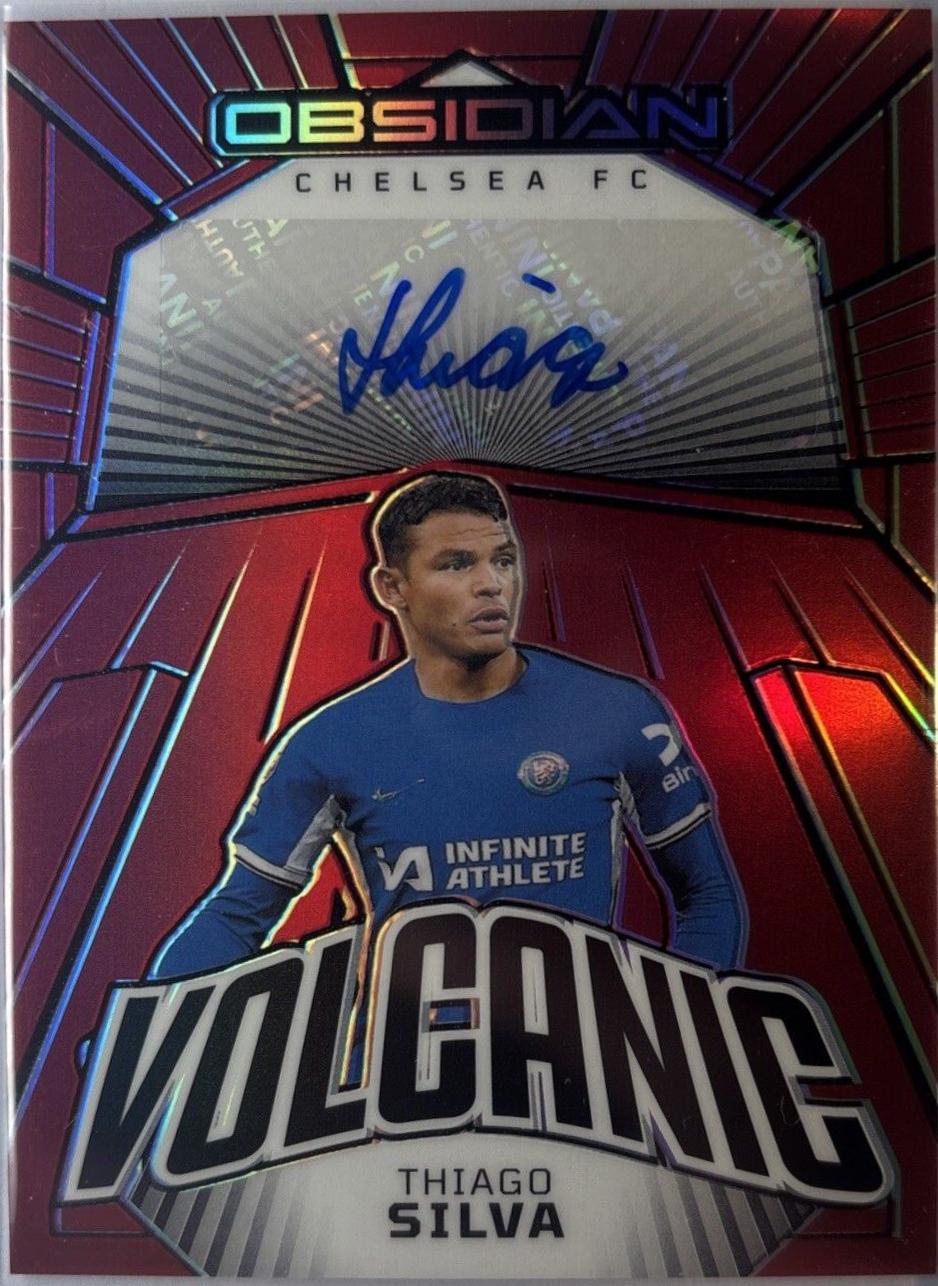 Thiago Silva [Electric Etch Red Flood] #VS-TS